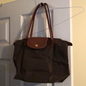 Khaki Longchamp bag